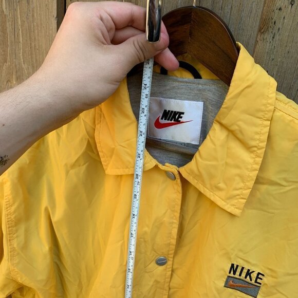 Vintage 90s Nike Jacket Yellow Large - Picture 5 of 7